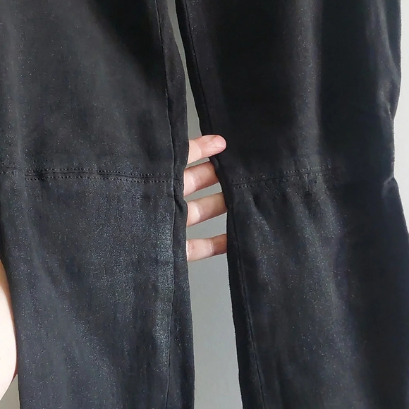 Alice + Olivia Lamb Leather Leggings 🍀 Small/ Medium 28 waist $798 Msrp - Picture 11 of 16